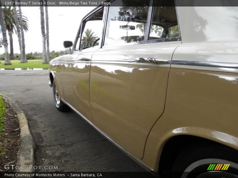 White/Beige Two Tone / Beige 1967 Bentley T Series 4 Door