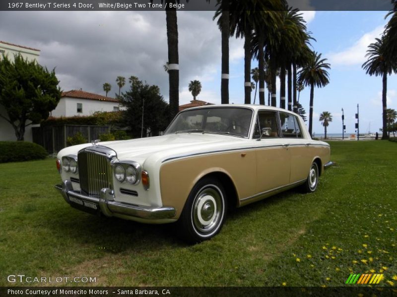 White/Beige Two Tone / Beige 1967 Bentley T Series 4 Door