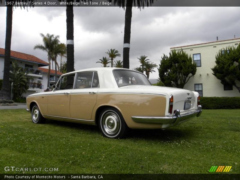 White/Beige Two Tone / Beige 1967 Bentley T Series 4 Door