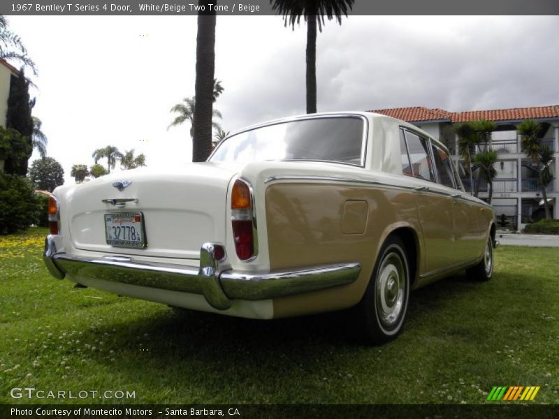 White/Beige Two Tone / Beige 1967 Bentley T Series 4 Door