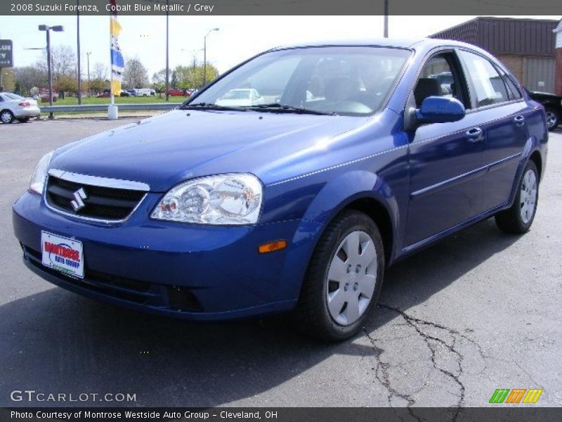 Cobalt Blue Metallic / Grey 2008 Suzuki Forenza