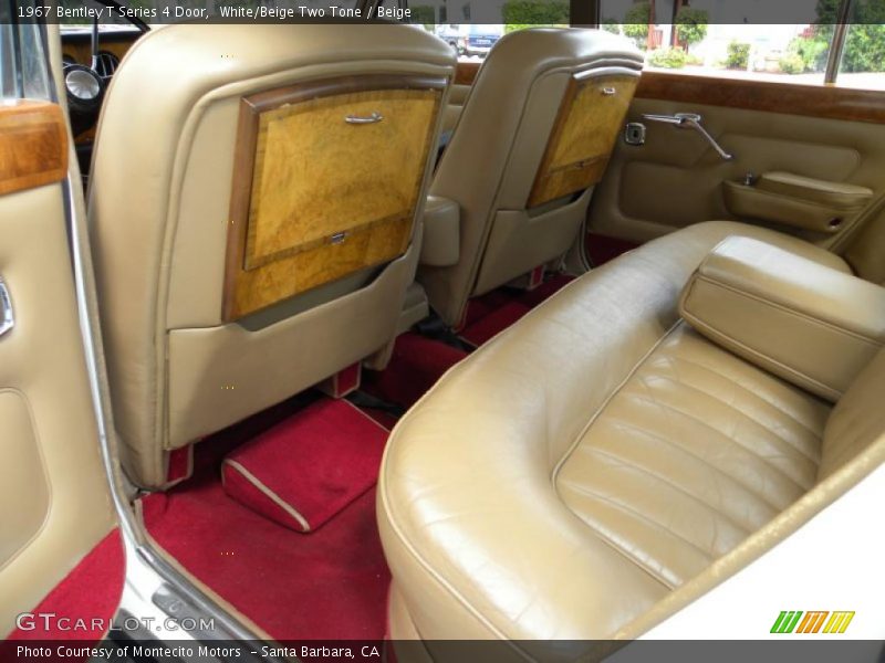 White/Beige Two Tone / Beige 1967 Bentley T Series 4 Door