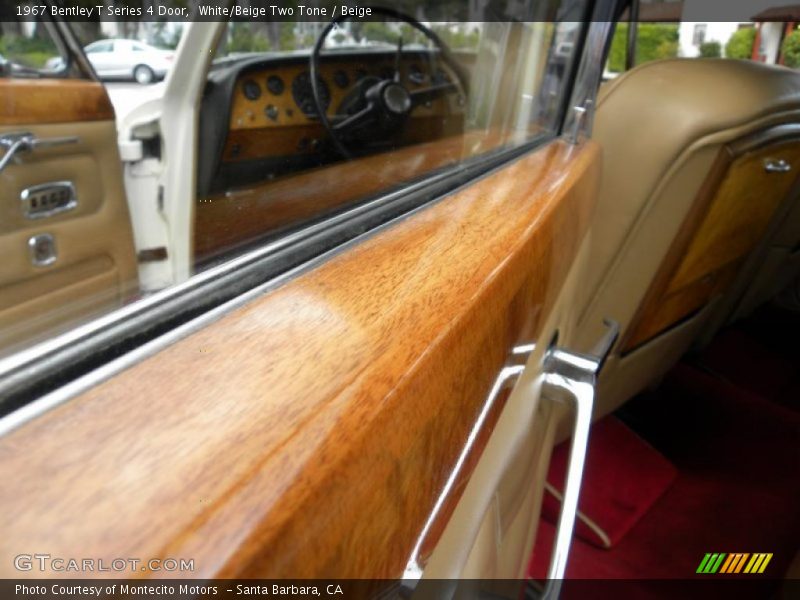 White/Beige Two Tone / Beige 1967 Bentley T Series 4 Door
