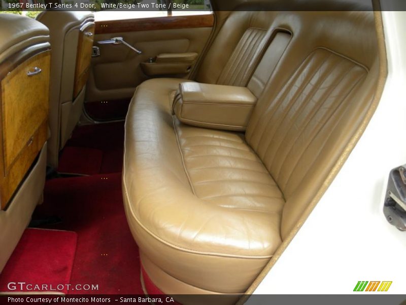 White/Beige Two Tone / Beige 1967 Bentley T Series 4 Door