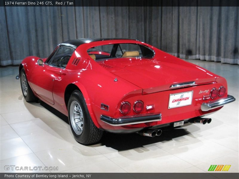 Red / Tan 1974 Ferrari Dino 246 GTS