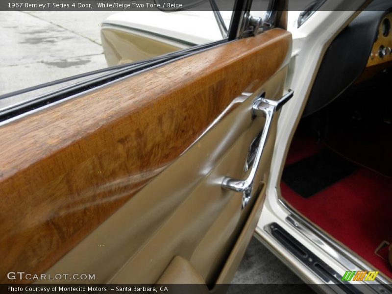 White/Beige Two Tone / Beige 1967 Bentley T Series 4 Door