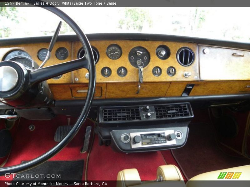 White/Beige Two Tone / Beige 1967 Bentley T Series 4 Door