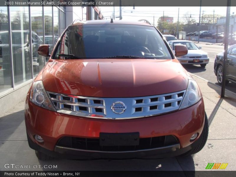 Sunlit Copper Metallic / Charcoal 2003 Nissan Murano SE AWD