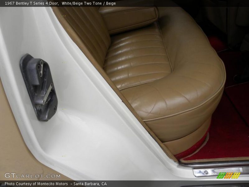 White/Beige Two Tone / Beige 1967 Bentley T Series 4 Door