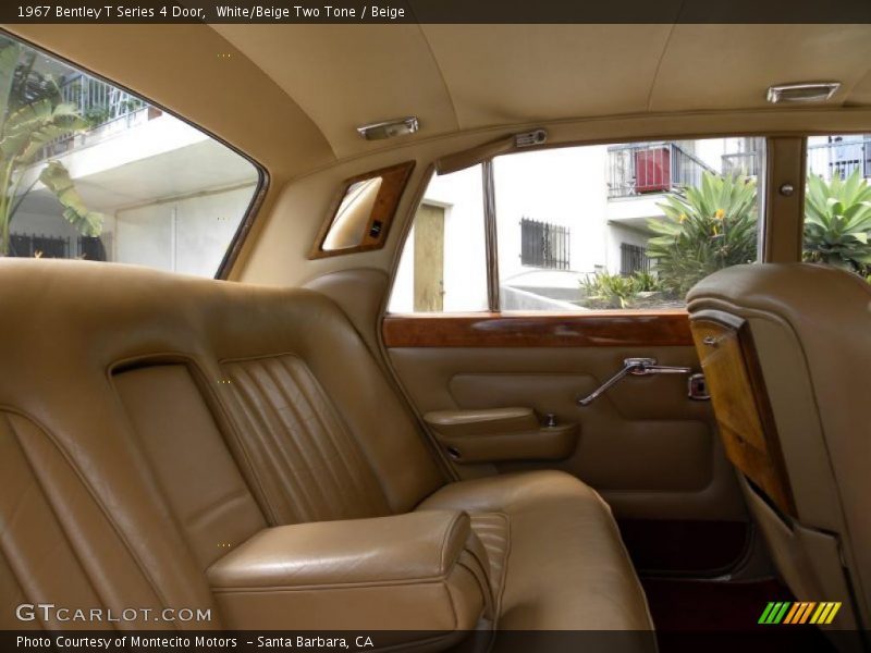 White/Beige Two Tone / Beige 1967 Bentley T Series 4 Door