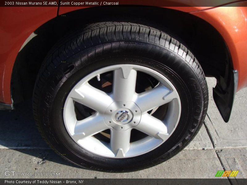 Sunlit Copper Metallic / Charcoal 2003 Nissan Murano SE AWD