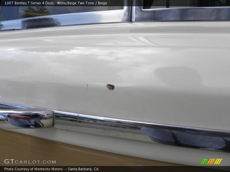 White/Beige Two Tone / Beige 1967 Bentley T Series 4 Door
