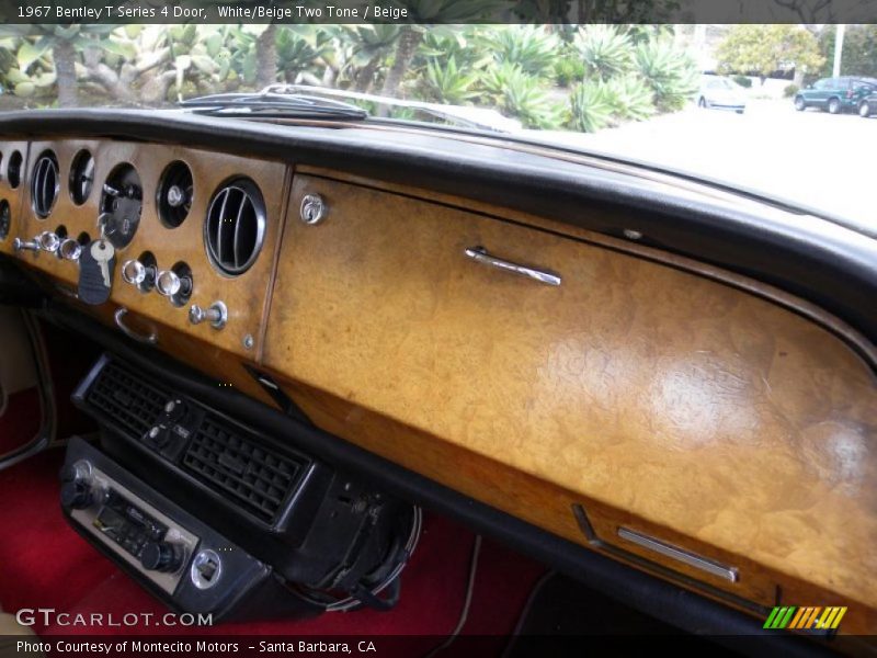 White/Beige Two Tone / Beige 1967 Bentley T Series 4 Door
