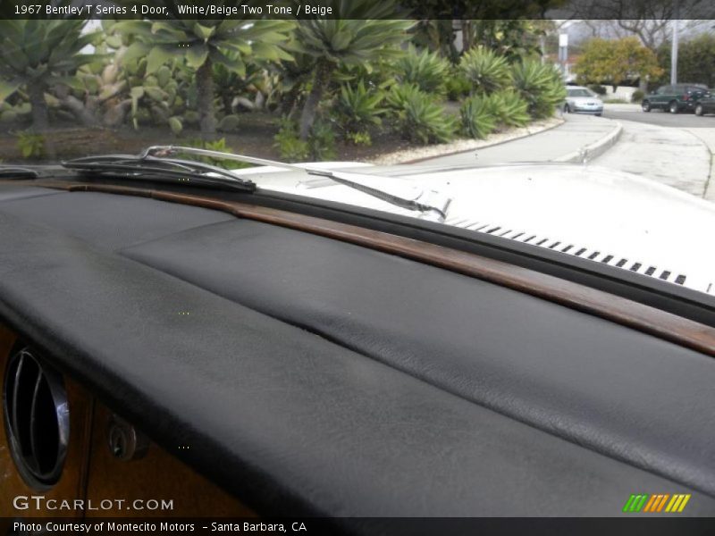 White/Beige Two Tone / Beige 1967 Bentley T Series 4 Door