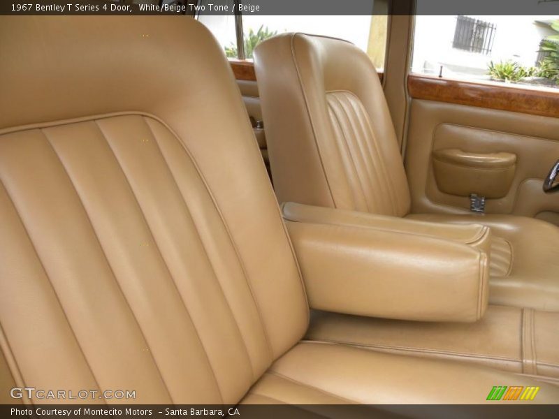White/Beige Two Tone / Beige 1967 Bentley T Series 4 Door