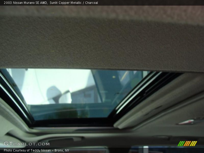 Sunlit Copper Metallic / Charcoal 2003 Nissan Murano SE AWD
