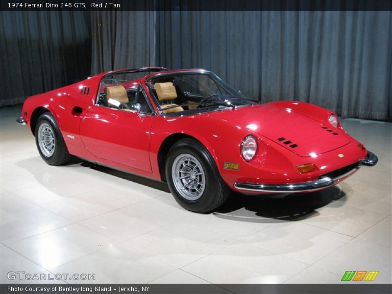 Red / Tan 1974 Ferrari Dino 246 GTS