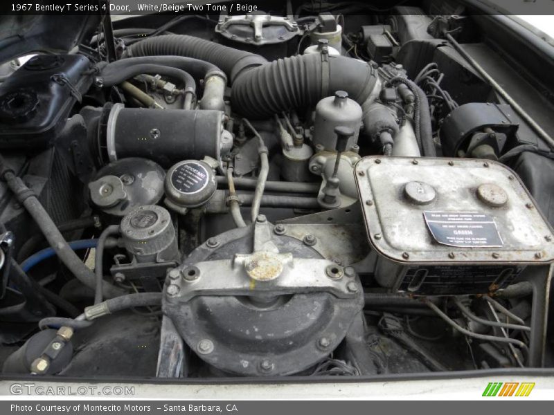 White/Beige Two Tone / Beige 1967 Bentley T Series 4 Door
