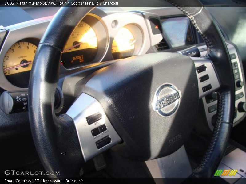 Sunlit Copper Metallic / Charcoal 2003 Nissan Murano SE AWD