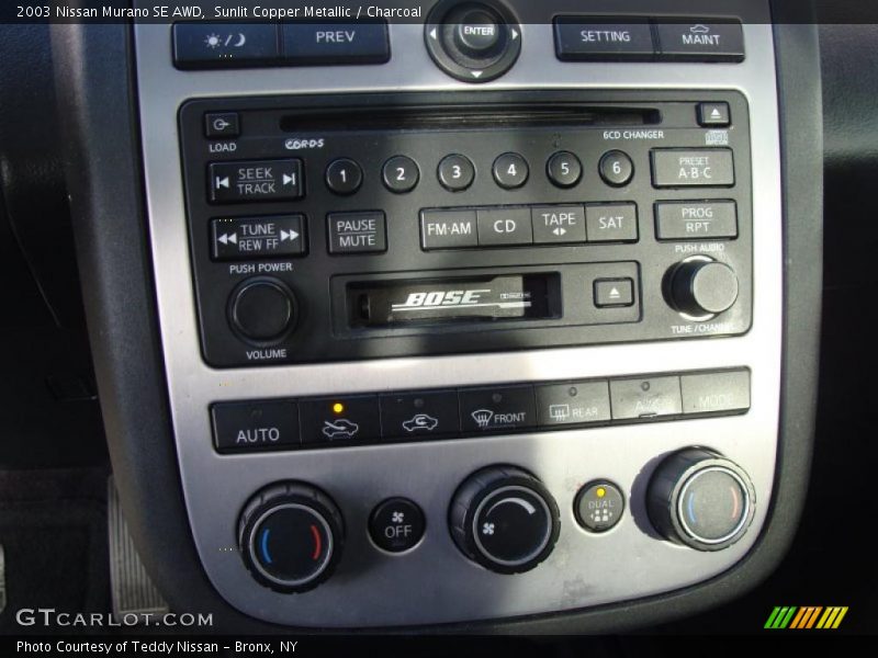 Sunlit Copper Metallic / Charcoal 2003 Nissan Murano SE AWD