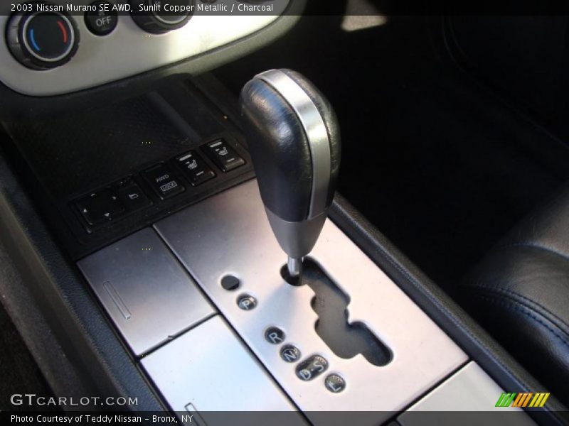 Sunlit Copper Metallic / Charcoal 2003 Nissan Murano SE AWD