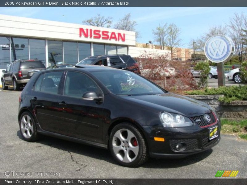 Black Magic Metallic / Anthracite Black 2008 Volkswagen GTI 4 Door