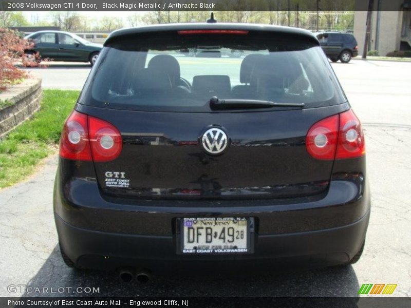 Black Magic Metallic / Anthracite Black 2008 Volkswagen GTI 4 Door