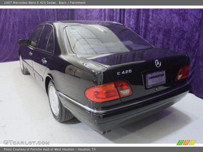 Black / Parchment 1997 Mercedes-Benz E 420 Sedan