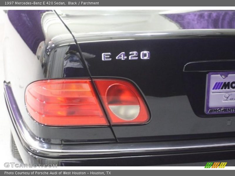 Black / Parchment 1997 Mercedes-Benz E 420 Sedan
