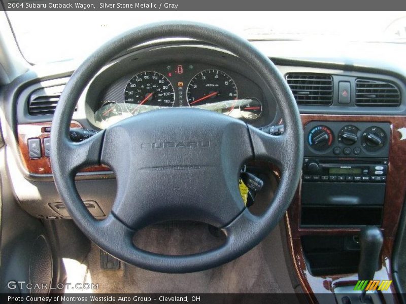 Silver Stone Metallic / Gray 2004 Subaru Outback Wagon