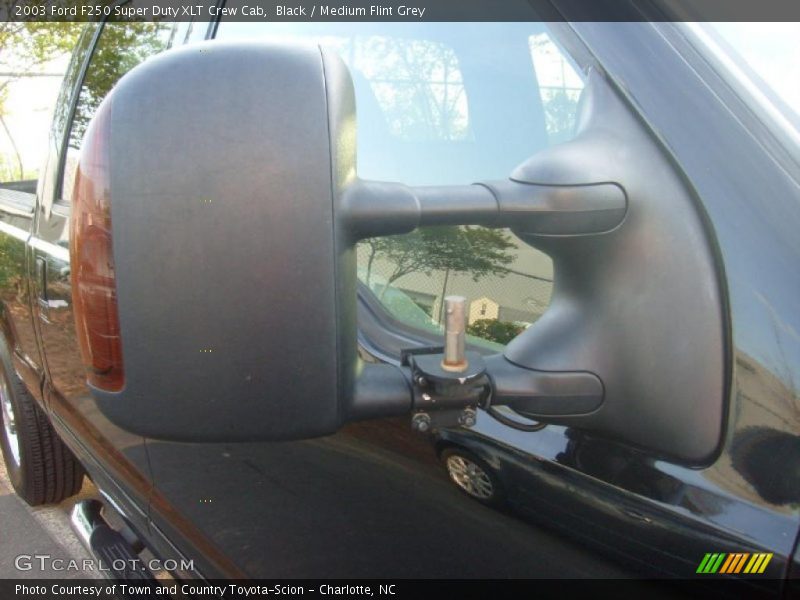 Black / Medium Flint Grey 2003 Ford F250 Super Duty XLT Crew Cab