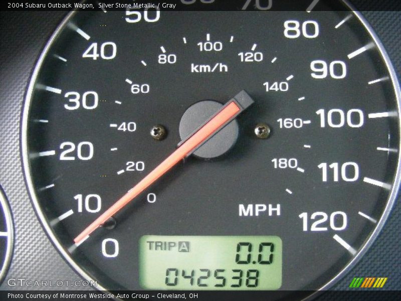 Silver Stone Metallic / Gray 2004 Subaru Outback Wagon