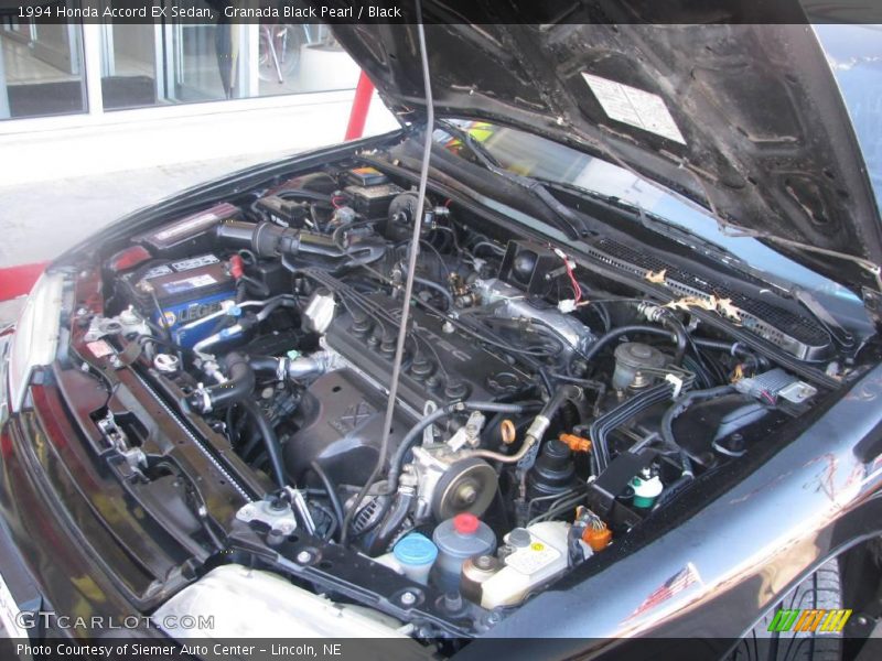 Granada Black Pearl / Black 1994 Honda Accord EX Sedan