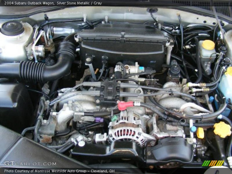 Silver Stone Metallic / Gray 2004 Subaru Outback Wagon