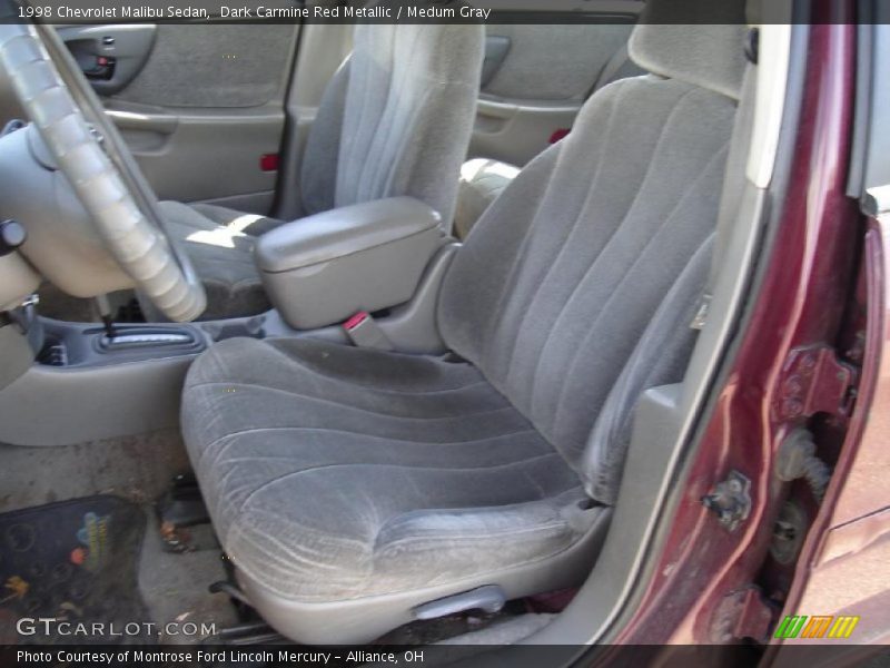 Dark Carmine Red Metallic / Medum Gray 1998 Chevrolet Malibu Sedan