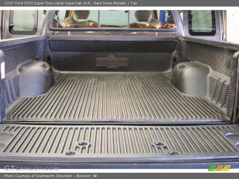 Dark Stone Metallic / Tan 2007 Ford F250 Super Duty Lariat SuperCab 4x4