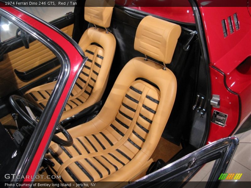 Red / Tan 1974 Ferrari Dino 246 GTS