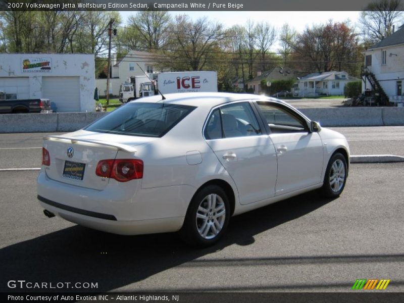 Campanella White / Pure Beige 2007 Volkswagen Jetta Wolfsburg Edition Sedan