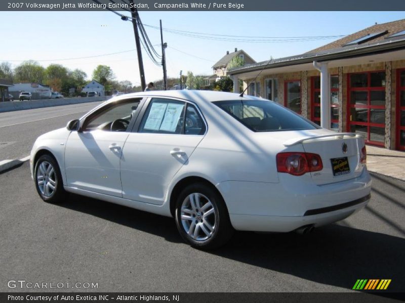 Campanella White / Pure Beige 2007 Volkswagen Jetta Wolfsburg Edition Sedan