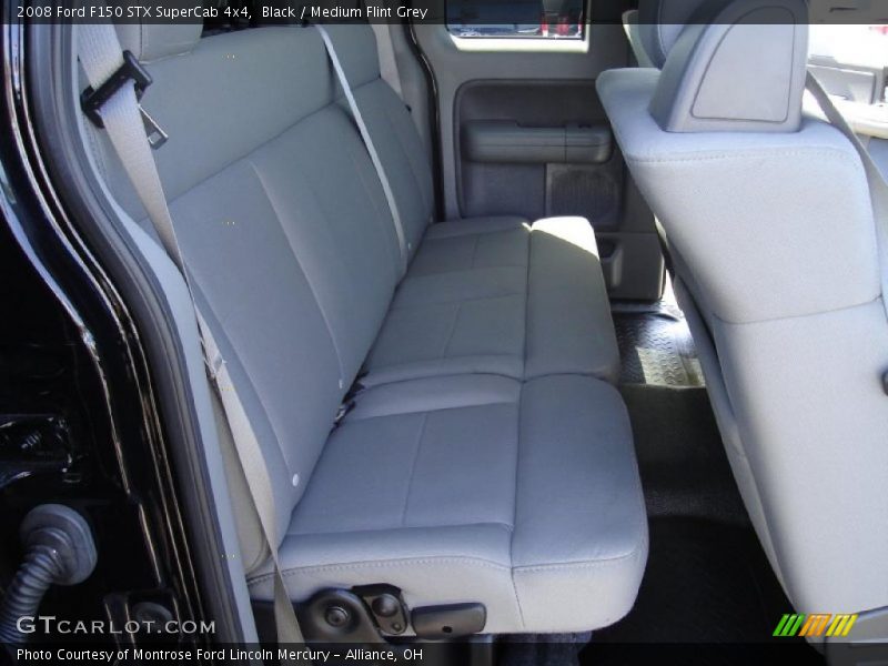 Black / Medium Flint Grey 2008 Ford F150 STX SuperCab 4x4