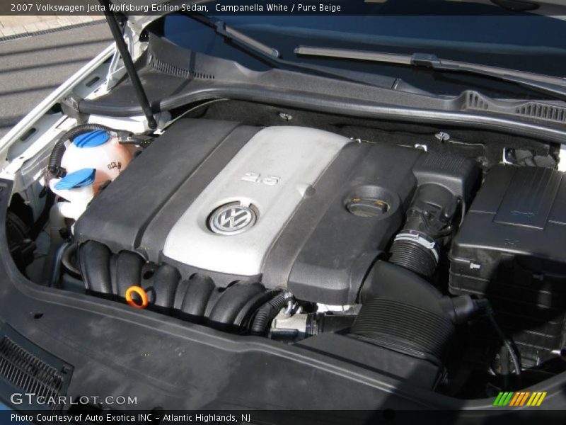 Campanella White / Pure Beige 2007 Volkswagen Jetta Wolfsburg Edition Sedan