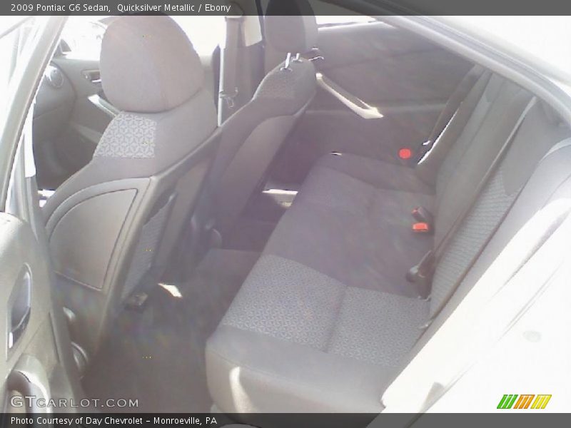 Quicksilver Metallic / Ebony 2009 Pontiac G6 Sedan