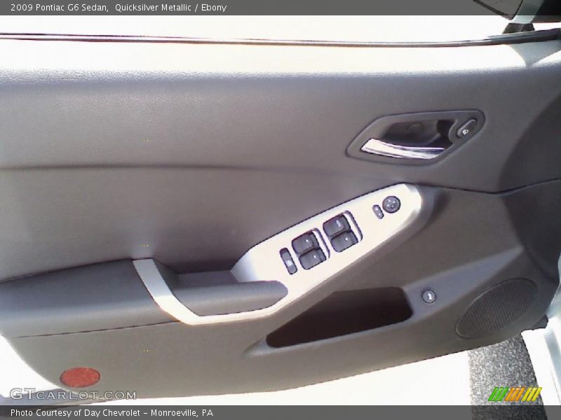 Quicksilver Metallic / Ebony 2009 Pontiac G6 Sedan