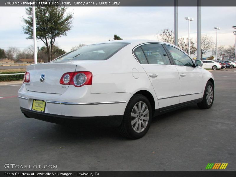 Candy White / Classic Gray 2008 Volkswagen Passat Turbo Sedan