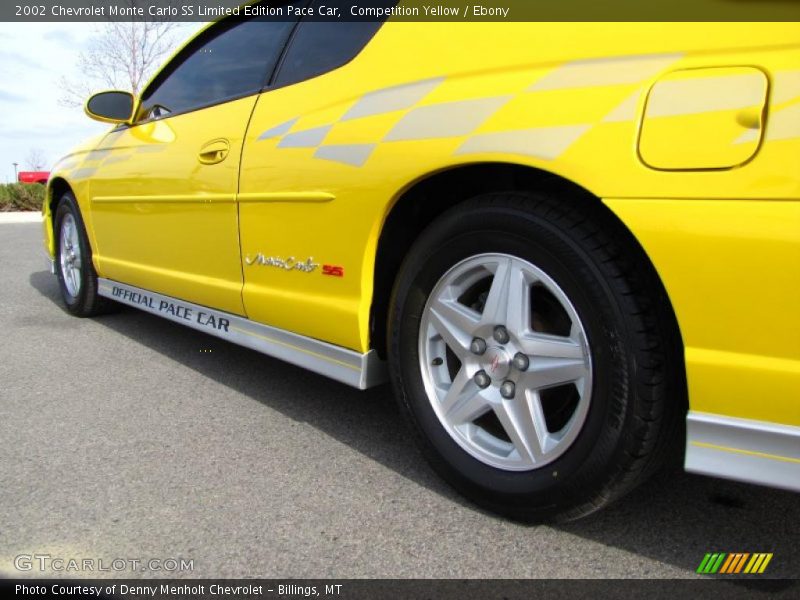 Competition Yellow / Ebony 2002 Chevrolet Monte Carlo SS Limited Edition Pace Car