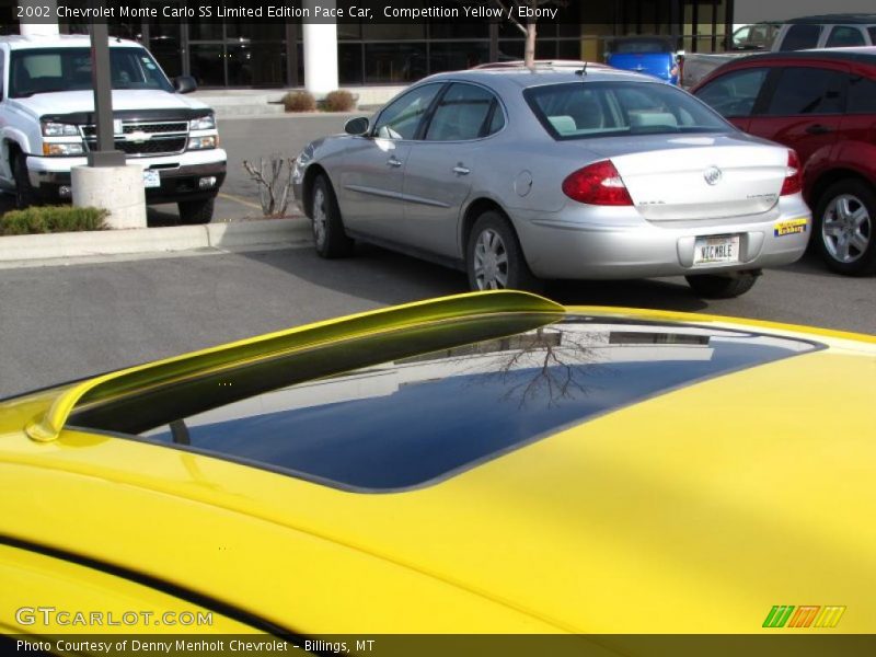 Competition Yellow / Ebony 2002 Chevrolet Monte Carlo SS Limited Edition Pace Car