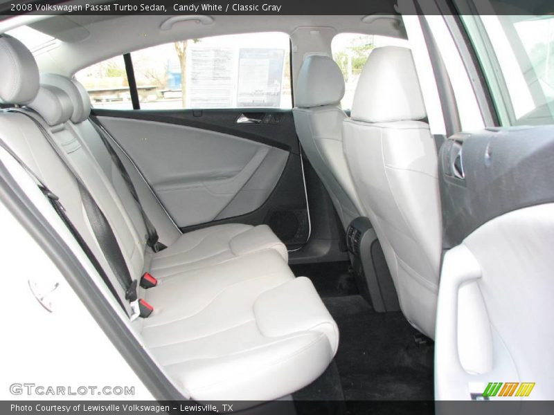 Candy White / Classic Gray 2008 Volkswagen Passat Turbo Sedan