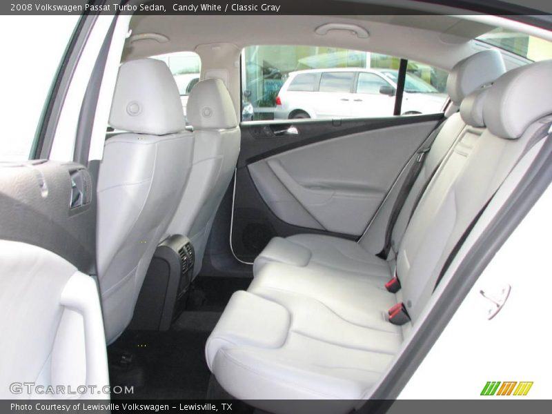 Candy White / Classic Gray 2008 Volkswagen Passat Turbo Sedan