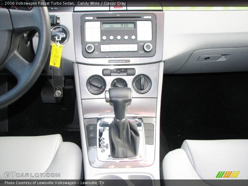 Candy White / Classic Gray 2008 Volkswagen Passat Turbo Sedan