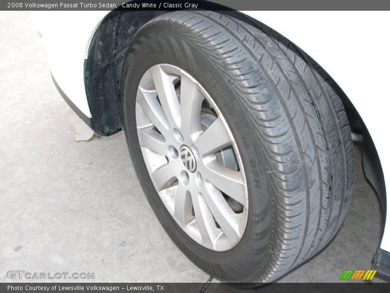 Candy White / Classic Gray 2008 Volkswagen Passat Turbo Sedan